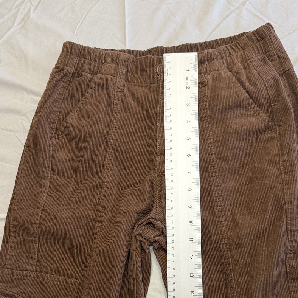 Juniors Brown Corduroy Cargo Pants Size 5/27 - Picture 9 of 9